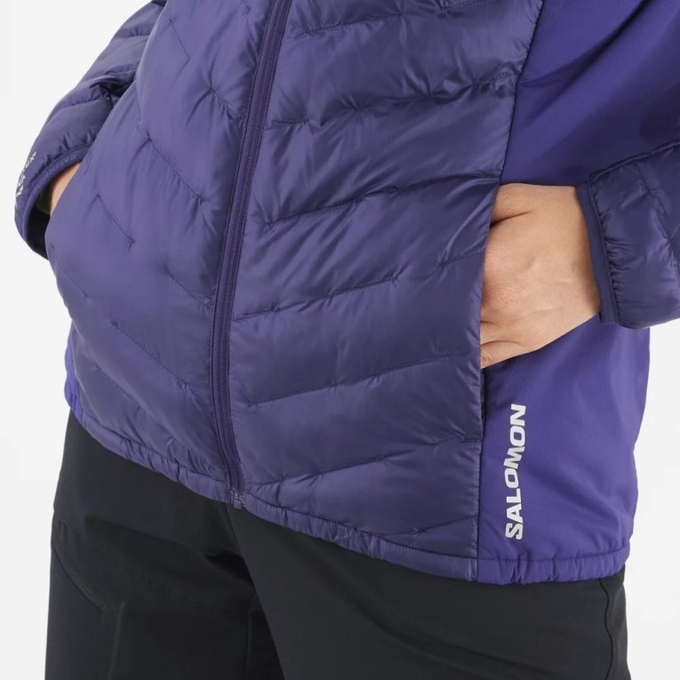 Jaquetas Isoladas Salomon Outline Primaloft Feminino Roxo | PT P29376